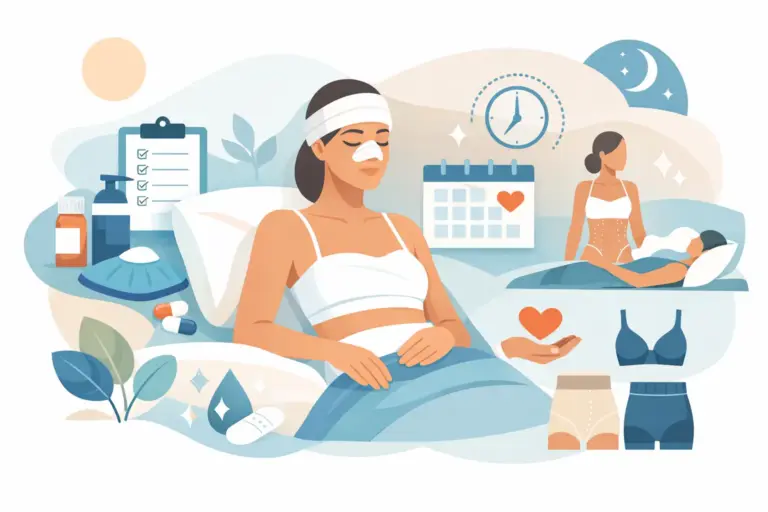 Plastic Surgery Recovery Guide for the First 6 Weeks